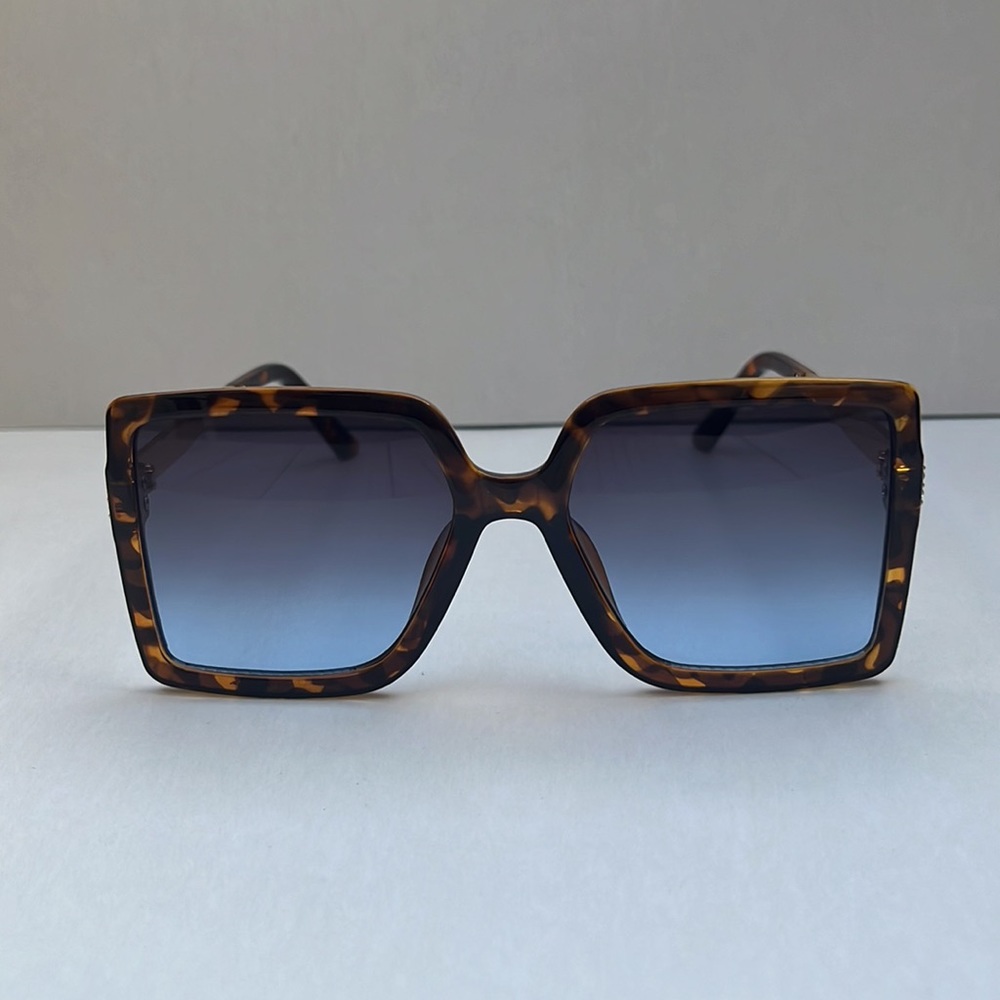 Square Sunglasses Leopard